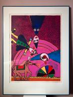 Corneille Cirque '90 - Genummerd & Ingelijst, Antiek en Kunst, Kunst | Litho's en Zeefdrukken, Ophalen