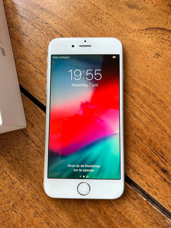 Witte iPhone 6 - 64GB, Telecommunicatie, Mobiele telefoons | Apple iPhone, Gebruikt, Zonder abonnement, Zonder simlock, iPhone 6