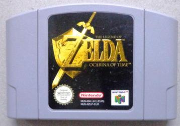 Zelda Ocarina of Time voor de Nintendo 64 beschikbaar voor biedingen