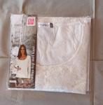 (Kld101) Witte Dames top met kant Maat: XL (46), Nieuw, Ophalen of Verzenden, Lange mouw, Wit