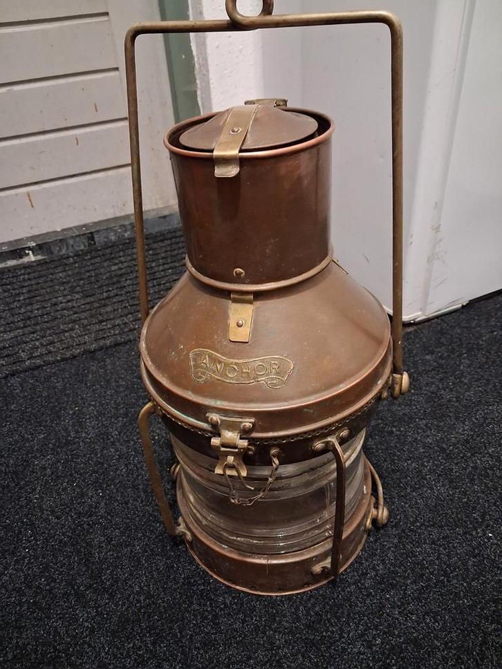 Grote scheeps lantaarn 50 cm hoog nu in Prijs verlaagd, Watersport en Boten, Accessoires en Onderhoud, Zo goed als nieuw, Interieur en Kussens