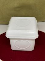 Vintage Becel opaline boterpot (160822), Ophalen of Verzenden, Glas, Overige stijlen