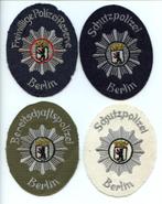 Duitse Polizei politie patches 7 stuks Berlin Niedersachsen, Embleem of Badge, Overige soorten, Duitsland, Ophalen of Verzenden