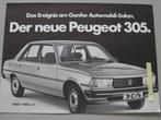 PEU 013, Peugeot 305, advertentie 1978, knipsel, Ophalen of Verzenden, Zo goed als nieuw, Peugeot