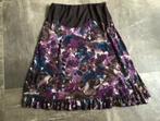 Mooie paarse rok maat L, Kleding | Dames, Positiekleding, Verzenden, Rok, Paars, Maat 42/44 (L)