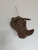 Dierenkop/ neushoorn kop zacht, Ophalen of Verzenden, Zo goed als nieuw, Wanddecoratie