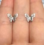 Zilveren Vlinder Oorknopjes, nieuw, gemetkt S925, Verzenden, Zo goed als nieuw, Zilver, Knopjes of Stekers