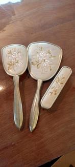 Vintage Toilettafelset met Borduurwerk, Antiek en Kunst, Ophalen of Verzenden