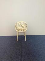 4 x Design vergaderstoel Vitra Vegetal (stapelbaar) - wit, Ophalen, Kunststof, Gebruikt, Wit