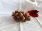 Houten druiventros | 18 cm | handgemaakt, Ophalen of Verzenden