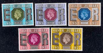 1977 Silver Jubilee Michel 739-743. Of SG 1029-1032 postfris beschikbaar voor biedingen