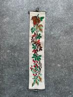 Borduurwerk/ schellekoord winter met ornamenten, Hobby en Vrije tijd, Ophalen of Verzenden, Zo goed als nieuw, Handborduren, Overige typen