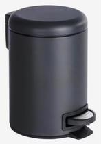 ZGAN! Wenko pedaalemmer 5 liter zwart € 12,99, Ophalen of Verzenden, Zo goed als nieuw, Kunststof, Minder dan 50 cm