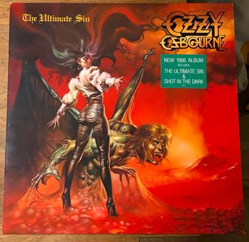 VINYL LP OZZY OSBOURNE THE ULTIMATE SIN 1986 CBS HOLLAND beschikbaar voor biedingen