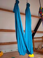 Aerial Yoga Doek petrol blauw / hangmat, Sport en Fitness, Yoga en Pilates, Ophalen of Verzenden, Zo goed als nieuw