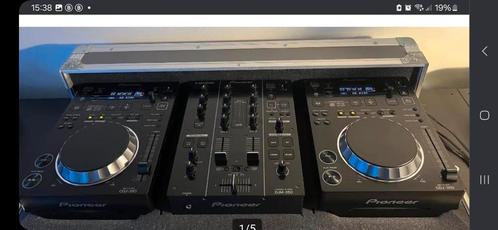 Pioneer cdj350 + djm350 dj set inclusief flightcase, Muziek en Instrumenten, Dj-sets en Draaitafels, Zo goed als nieuw, Pioneer