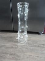 HELE MOOIE LANGE VAAS VAN GLAS  MET DOORNS/ MURANO, Antiek en Kunst, Antiek | Vazen, Ophalen of Verzenden