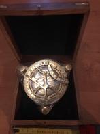 Nautische Zonnewijzer Kompas -  incl rozenhouten box, Verzamelen, Scheepvaart, Ophalen of Verzenden, Nieuw