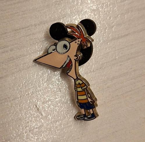 Phineas & Ferb pin - Disneyland Parijs, Verzamelen, Speldjes, Pins en Buttons, Zo goed als nieuw, Speldje of Pin, Ophalen of Verzenden