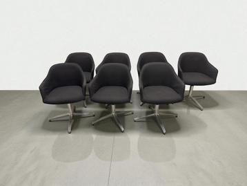 7x Vitra Softshell stoel - Antraciet beschikbaar voor biedingen