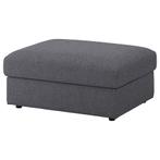 Ikea Vimle poef gunnared middengrijs, Ophalen, Zo goed als nieuw, Rechthoekig, 125 cm of meer