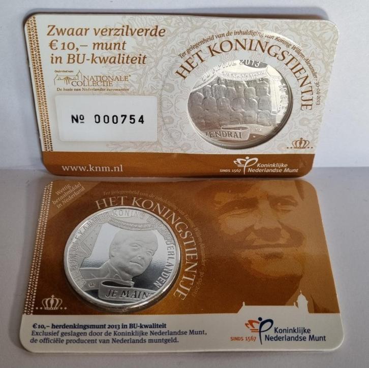 10 Euro coincard 2013 - Koningstientje in BU – Koningsmunt, Postzegels en Munten, Munten | Nederland, Euro's, Ophalen of Verzenden