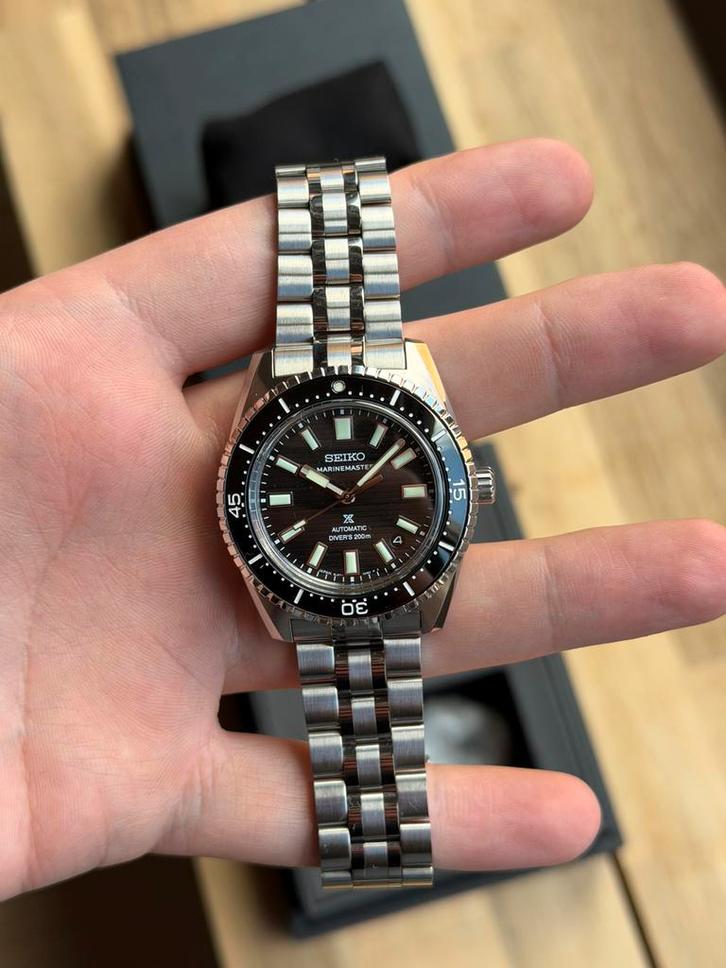 Seiko Marinemaster SJE101J, Sieraden, Tassen en Uiterlijk, Horloges | Heren, Zo goed als nieuw, Polshorloge, Seiko, Staal, Staal