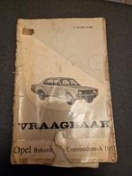 Opel Rekord/Commodore A 1967 Vraagbaak, Ophalen