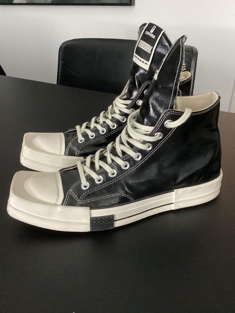 Converse All Star & Rick Owens TURBODRK maat 44.5 zwart, Kleding | Heren, Schoenen, Zwart, Ophalen of Verzenden, Sneakers of Gympen