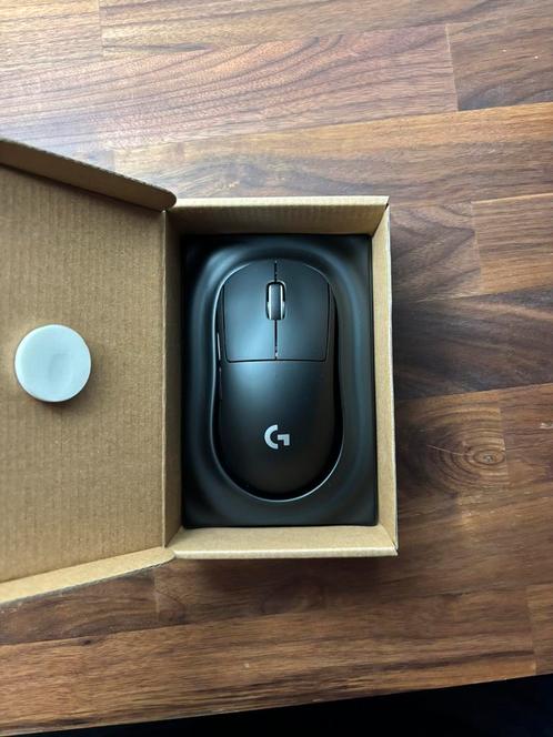 NIEUWE Logitech G Pro X Superlight Zwart, Computers en Software, Muizen, Zo goed als nieuw, Muis, Rechtshandig, Draadloos, Ergonomisch