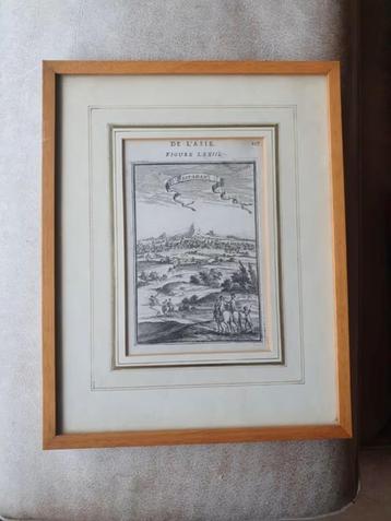 kopergravure Hispahan ( Isfahan ) Mallet 1683 Iran Perzie beschikbaar voor biedingen