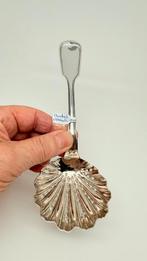 Antiek verzilverde poederstrooier. Lengte: 18,8 cm, Verzenden