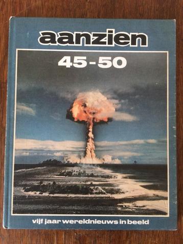 Het aanzien van 1945 - 1950 boek wereldnieuws uit de pers beschikbaar voor biedingen