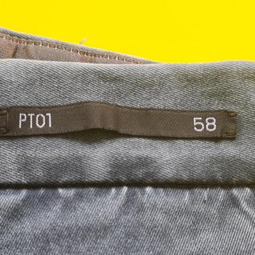 Nieuw PT01 Broek met  Blauw grijze kleur maat 58 beschikbaar voor biedingen