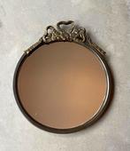Spiegel antiek rond Strik brons, Antiek en Kunst, Ophalen of Verzenden, Rond, Minder dan 100 cm
