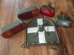 Diverse verlichting legervoertuigen, Verzamelen, Militaria | Algemeen, Ophalen of Verzenden, Landmacht, Nederland, Kist of Geocache