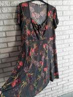 Zwarte jurk met mooie bloeme motieven van PAPRIKA. Maat XL., Zwart, Maat 46/48 (XL) of groter, Ophalen of Verzenden, Zo goed als nieuw