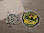 Grote sticker Grolsch 2.5 Lemon en 10+ fles etiketten, Verzamelen, Biermerken, Ophalen of Verzenden, Zo goed als nieuw, Overige typen