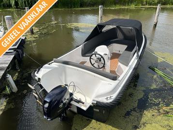 Kruger 480XL 9.9 pk Tohatsu |HPL teakvloer| RVS zwemtrap|12V beschikbaar voor biedingen
