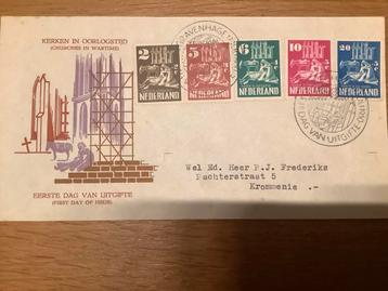 FDC Kerken in Oorlogstijd - 1950 beschikbaar voor biedingen