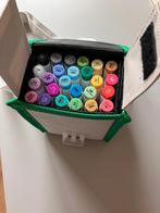 Ohuhu Markers mixed colors 24 stuks - dual tip brush/broad, Ophalen of Verzenden, Gebruikt, Potlood of Stift