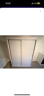 Witte schuifdeurkast - bijna nieuw!, Ophalen, 50 tot 100 cm, Zo goed als nieuw, 150 tot 200 cm