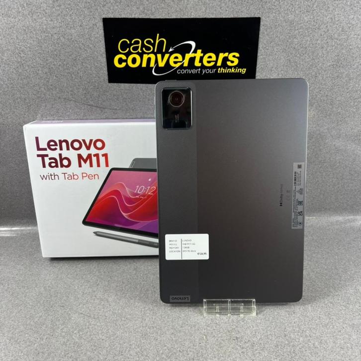 Lenovo Tab M11 | 4G | 128GB | doos en lader | 393735, Computers en Software, Android Tablets, Zo goed als nieuw, 10 inch, 128 GB