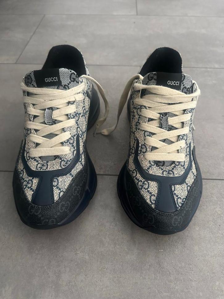 Gucci Sneakers - Nieuwstaat, Kleding | Heren, Schoenen, Zo goed als nieuw, Sneakers of Gympen, Blauw, Ophalen of Verzenden