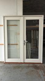 Kozijn incl openslaande tuindeuren, Doe-het-zelf en Verbouw, Kozijnen en Schuifpuien, Ophalen, Zo goed als nieuw, Hout, Deurkozijn