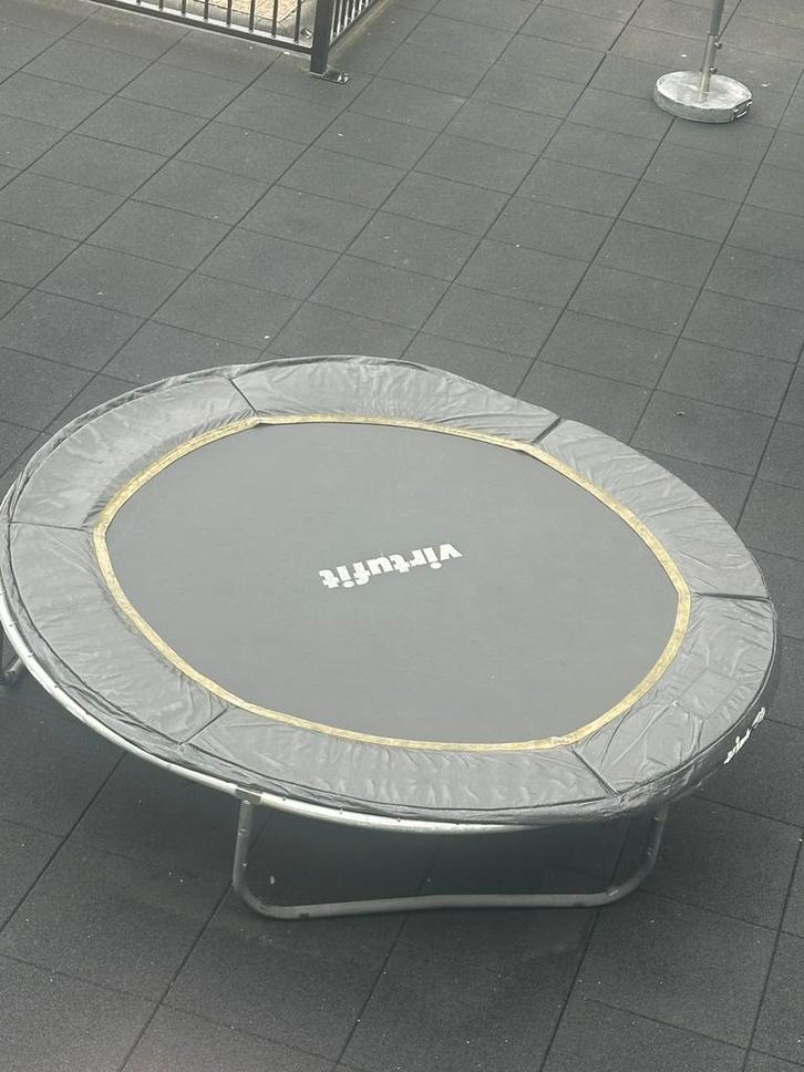 VirtuFit Premium Trampoline met Veiligheidsnet - 244 cm, Kinderen en Baby's, Speelgoed | Buiten | Trampolines, Zo goed als nieuw