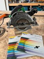Hitachi circkelzaag C6UY, Doe-het-zelf en Verbouw, Ophalen of Verzenden, Gebruikt, 1200 watt of meer, 30 tot 70 mm