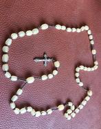 Parelmoer Rozenkrans met Kruis, Antiek en Kunst, Antiek | Religie, Ophalen of Verzenden