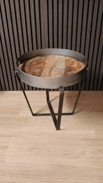 Bijzettafel, dienblad tafel, Huis en Inrichting, Tafels | Bijzettafels, Ophalen, Rond, Minder dan 55 cm, 45 tot 60 cm