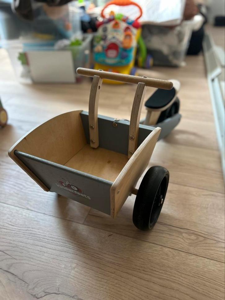 Leuke loop/bakfiets, zeer nette staat, in hoogte verstelbaar, Verzamelen, Speelgoed, Zo goed als nieuw, Ophalen
